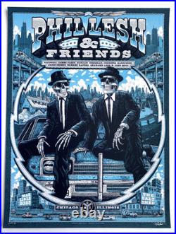 Phil Lesh & Friends Concert Tour Poster Chicago Salt Shed March 2023 AP /50