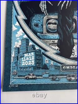 Phil Lesh & Friends Concert Tour Poster Chicago Salt Shed March 2023 AP /50