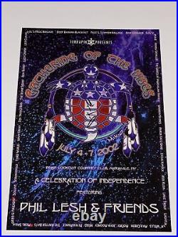 Phil Lesh Gov't Mule Wavy Gravy Gathering Of The Vibes Original Concert Poster
