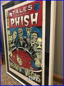 Phish 1998 Halloween Vegas Silkscreen Concert Poster SIGNED Ward Sutton Pollock