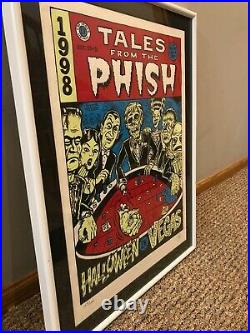 Phish 1998 Halloween Vegas Silkscreen Concert Poster SIGNED Ward Sutton Pollock