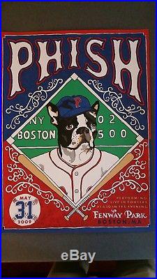 Phish 2009 Boston Official Concert Poster by Nate Duval S/N/1000 Fenway Park