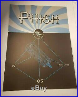 Phish Concert Poster NEW YEARS EVE 94 95 Mustard Boston Garden