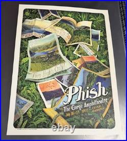 Phish Gorge Amphitheatre'98 CONCERT POSTER LandLand / SOLD OUT / 2022