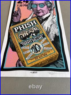Phish Mark Arminski Pittsburgh PA 1995 Rare Signed Silkscreen Concert Poster