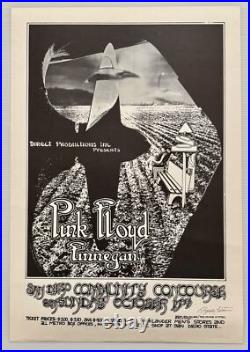 Pink Floyd Concert Poster San Diego 1971 Randy Tuten Signed Test Print