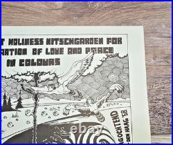 Pink Floyd Cream Traffic 1st Holiness Kitschgarden 1968 Dutch Concert Poster