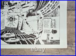 Pink Floyd Cream Traffic 1st Holiness Kitschgarden 1968 Dutch Concert Poster