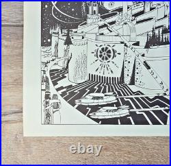 Pink Floyd Cream Traffic 1st Holiness Kitschgarden 1968 Dutch Concert Poster