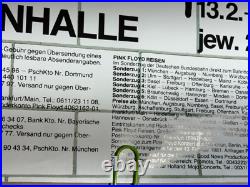 Pink Floyd The Wall Tour 1981 German Concert Poster Rock & Roll -nice