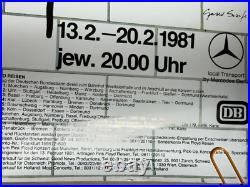 Pink Floyd The Wall Tour 1981 German Concert Poster Rock & Roll -nice