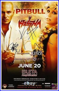 Pitbull & Kesha 2013 concert tour collectible limited edition GIG poster