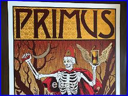Primus Clutch Chuck Sperry Concert Poster Signed Portland Troutdale Edgefield