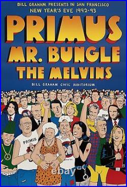 Primus Concert Poster 1992 BGP-67