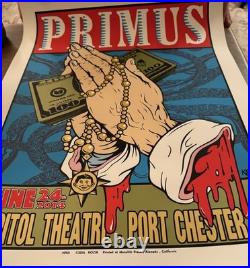 Primus Concert Poster Port Chester 2014 Frank Kozik Artist Proof X/20