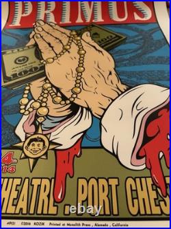Primus Concert Poster Port Chester 2014 Frank Kozik Artist Proof X/20