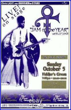 Prince Denver Colorado Original Concert Poster 1997