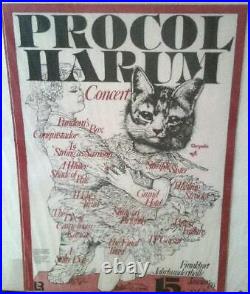 Procol Harum Germany Kieser Concert Poster 1976