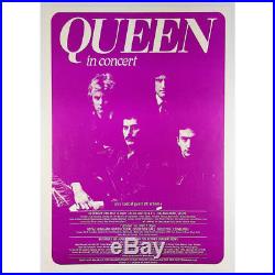 Queen 1982 Hot Space Tour Concert Poster (UK)