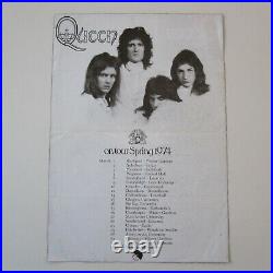 Queen II Album / Spring 1974 Tour UK Concert Promotional Flyer (Poster)