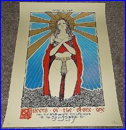 Queens Of The Stone Age Black Keys Mllwaukee concert poster 2007 Malleus