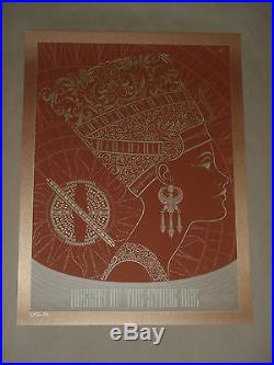 Queens of the Stone Age Todd Slater Copper Variant concert poster print QOTSA
