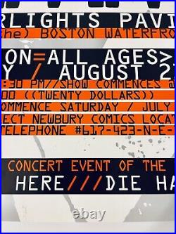 RADIOHEAD Original Concert Poster OK Computer 1997 Dandy Warhols Boston