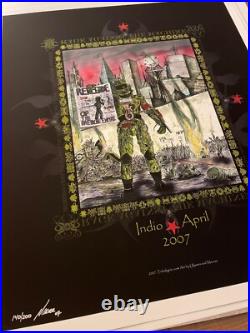 RAGE AGAINST THE MACHINE Concert Poster COACHELLA 07 Original Ed of 200 MACRAE