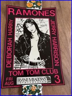 RAMONES Concert Poster-IRVINE CA 1990-FRANK KOZIK