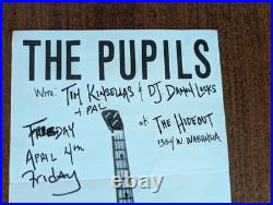 RARE! 2002 The Pupils Concert Poster HIDEOUT @ CHICAGO Dan Higgs LUNGFISH RARE! 2002 The Pupils Concert Poster HIDEOUT @ CHICAGO Dan Higgs LUNGFISH