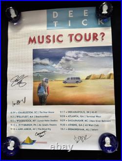 RARE Deer Tick Signed Original Concert Poster Music Tour 24x17 2021