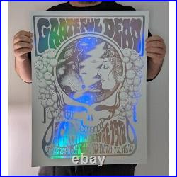 RARE FOIL. Grateful Dead 1970 Capitol Theater. Concert Poster #91/100 GDP