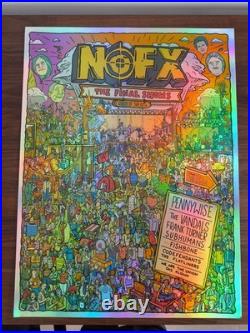 RARE NOFX The Final Shows (Foil Edition) Concert Poster 10/6/2024