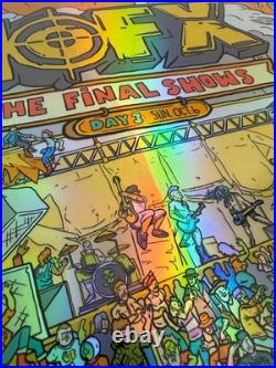RARE NOFX The Final Shows (Foil Edition) Concert Poster 10/6/2024