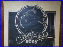 RARE ORIGINAL CHEECH & CHONG MASSEY HALL CANADA 1972 concert poster PSYCHEDELIC