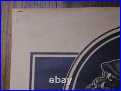 RARE ORIGINAL CHEECH & CHONG MASSEY HALL CANADA 1972 concert poster PSYCHEDELIC