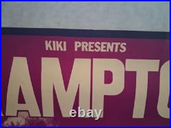 RARE ORIGINAL Peter Frampton GARY WRIGHT Concert Tour Poster Honolulu HAWAII