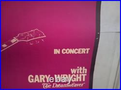 RARE ORIGINAL Peter Frampton GARY WRIGHT Concert Tour Poster Honolulu HAWAII