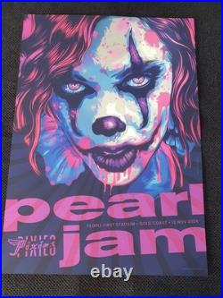 RARE Pearl Jam November 2024 Gold Coast Australia Concert Poster