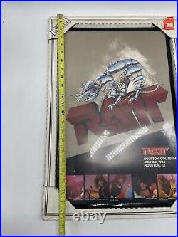 RATT Vintage Concert Poster with Original Packaging Houston Coliseum 1984 (20x13)