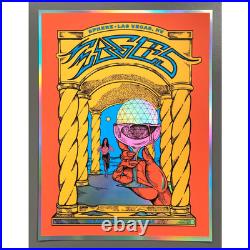 REAL Eagles Las Vegas Sphere Concert Poster Matt Cliff Foil Oct 2024 File Copy