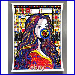 REAL The Who New York MSG 8-30 Concert Poster x/360 Todd Slater 2025 HoloSeal