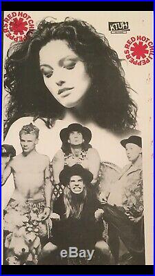RED HOT CHILLI PEPPERS 1991 ORIGINAL VINTAGE HAWAII CONCERT POSTER (Rare!)