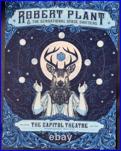 ROBERT PLANT Original Concert Poster Numbered Ed Portchester NY 2015