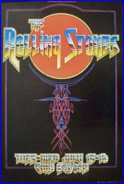 ROLLING STONES BGP 1975 COW PALACE concert poster KELLEY MOUSE TUTEN BILL GRAHAM