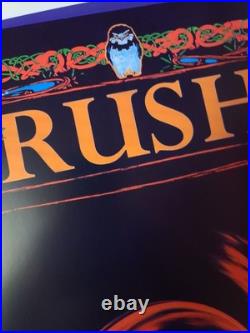 RUSH Original Concert Show Poster 14X24 TX 02 S/N MACRAE ART