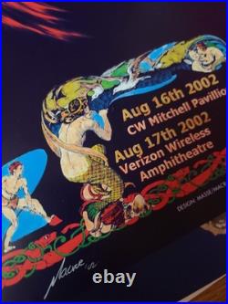 RUSH Original Concert Show Poster 14X24 TX 02 S/N MACRAE ART