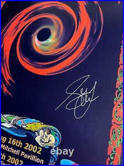 RUSH Vapor Trails Tour 02 Concert Poster art Hand Signed Geddy Lee Alex Lifeson