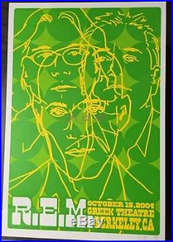 R. E. M. CONCERT POSTER ART Lot of 25 unique tour posters