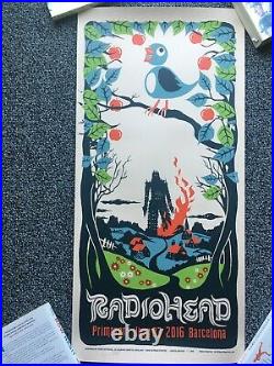 Radiohead (Primavera 2016) Concert poster by Chris Hopewell Original ScreenPrint